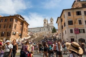 Walking the Streets of Rome, Italy