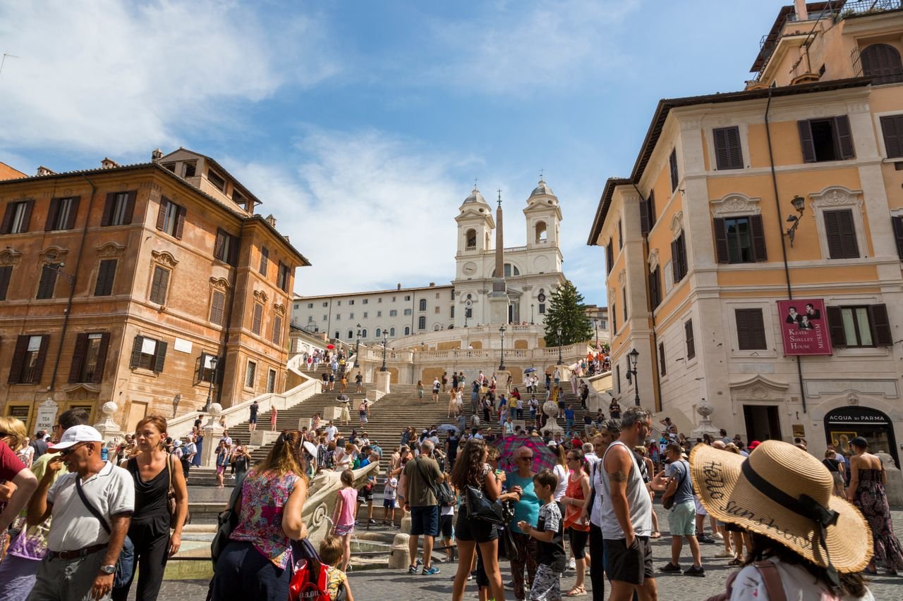 Walking the Streets of Rome, Italy